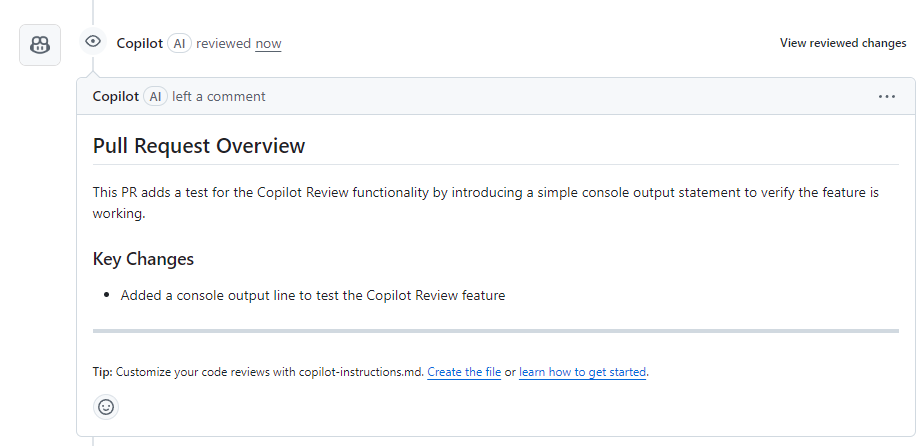 CopilotReviewResult