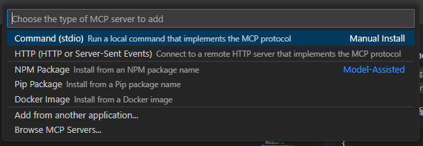 VSCodeMCPInstallationMethods