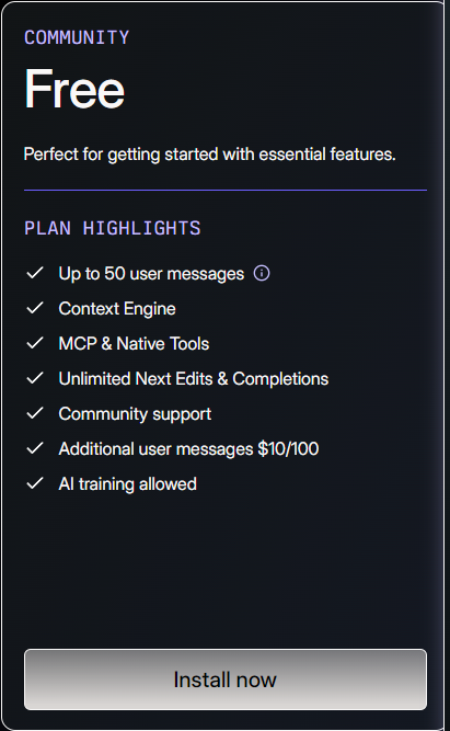 CommunityFreePrice