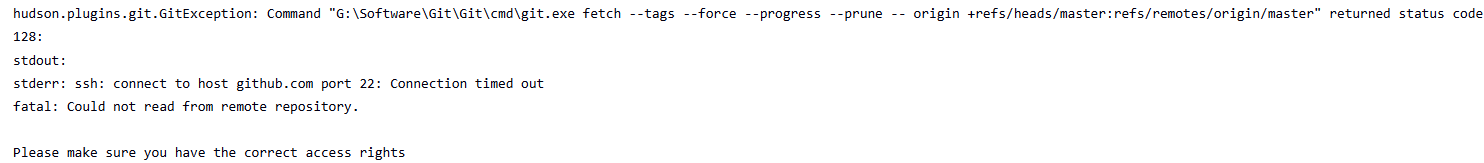 GlobalGitConfigurationBuildFailed
