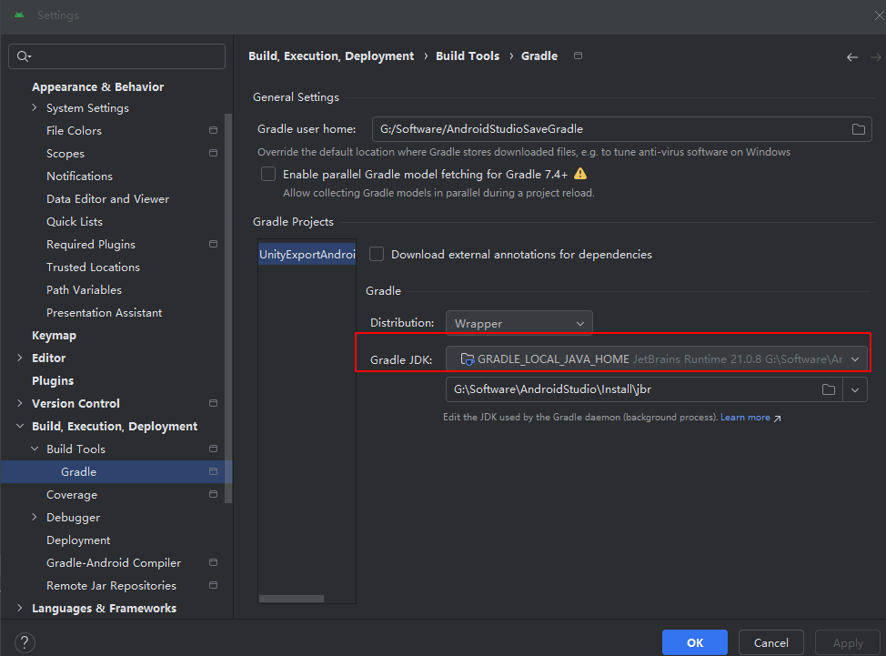 UnityExportGradleProjectUseEnvDefaultJSDK
