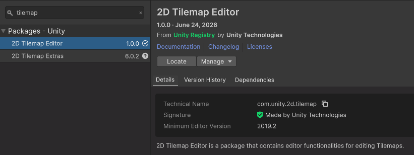 InstallTilemapPackage