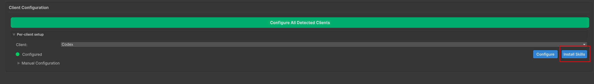 InstallCodexMCPForUnitySkills