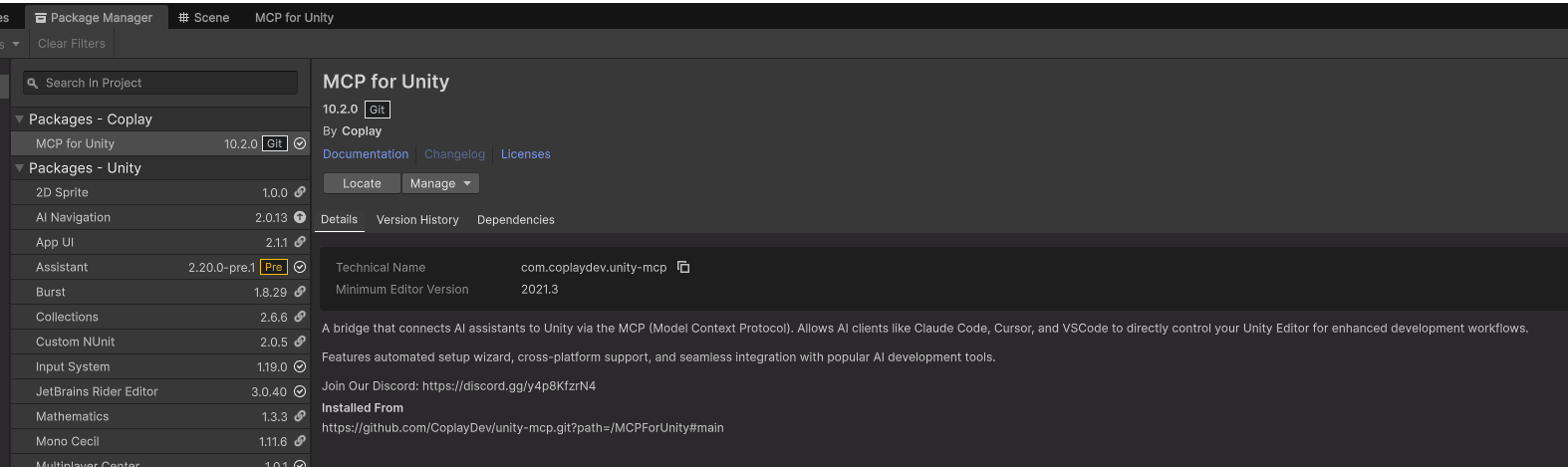InstallMCPForUnity