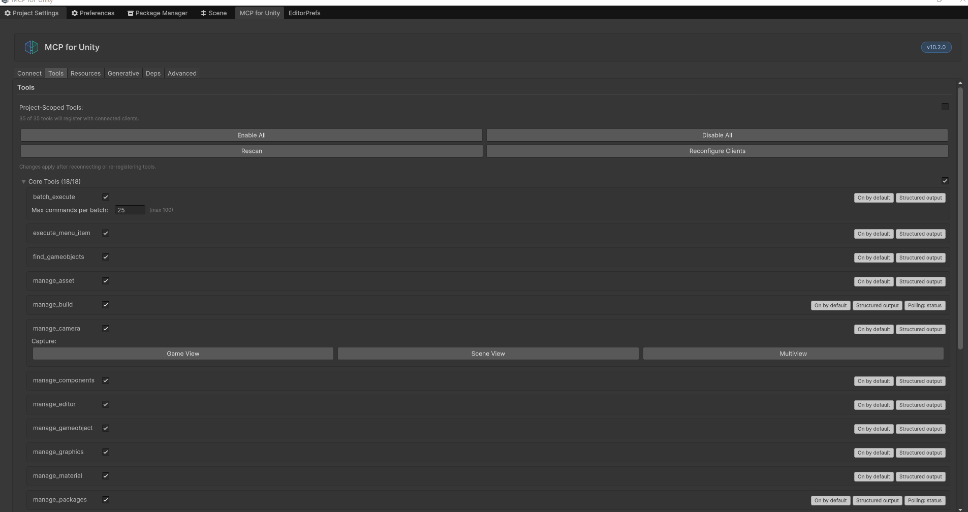 MCPForUnityEditorWindowTools