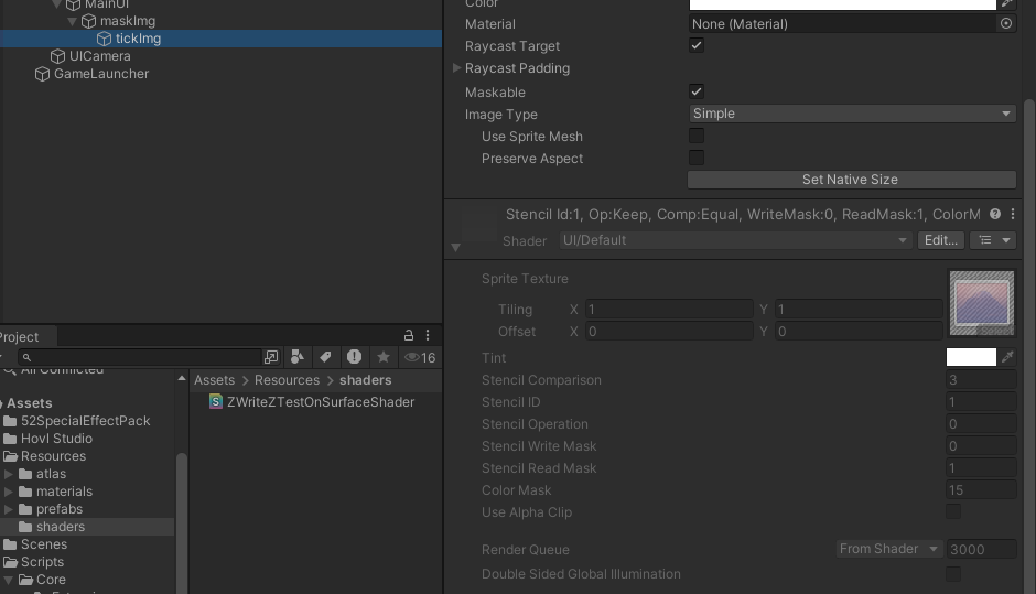 MaskChildGraphicStencilSetting