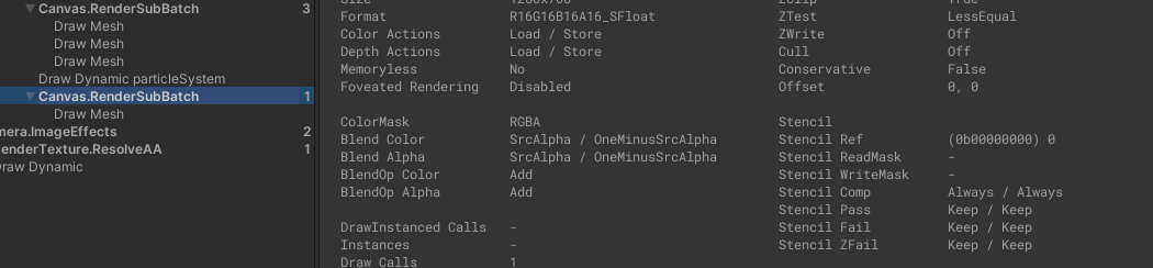 UIDefaultMaskSecondCanvasFrameDebugger