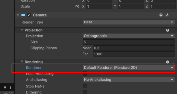 URPCameraRendererSettingInspector
